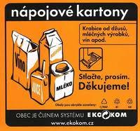 Jak správně třídit nápojové kartony