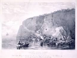 Kapit�n James Cook p�ist�v� v Cape Solander