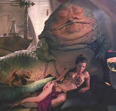 Jabba Hutt dr�� v zajet� Vaderovu dceru